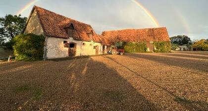 Charming Country Retreat with Fireplace, Veranda, and Nearby Lake Chalet