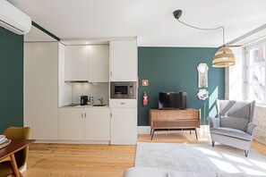 Studio – city (2) | Eget kjøkken | Minikjøleskap, kokeplater, espressomaskin og vannkoker