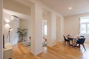 Apartamento luxo | Área de estar | TV de tela plana
