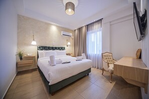 Premium bedding, Tempur-Pedic beds, individually decorated - Anixi Hotel by AP (Dionysos)