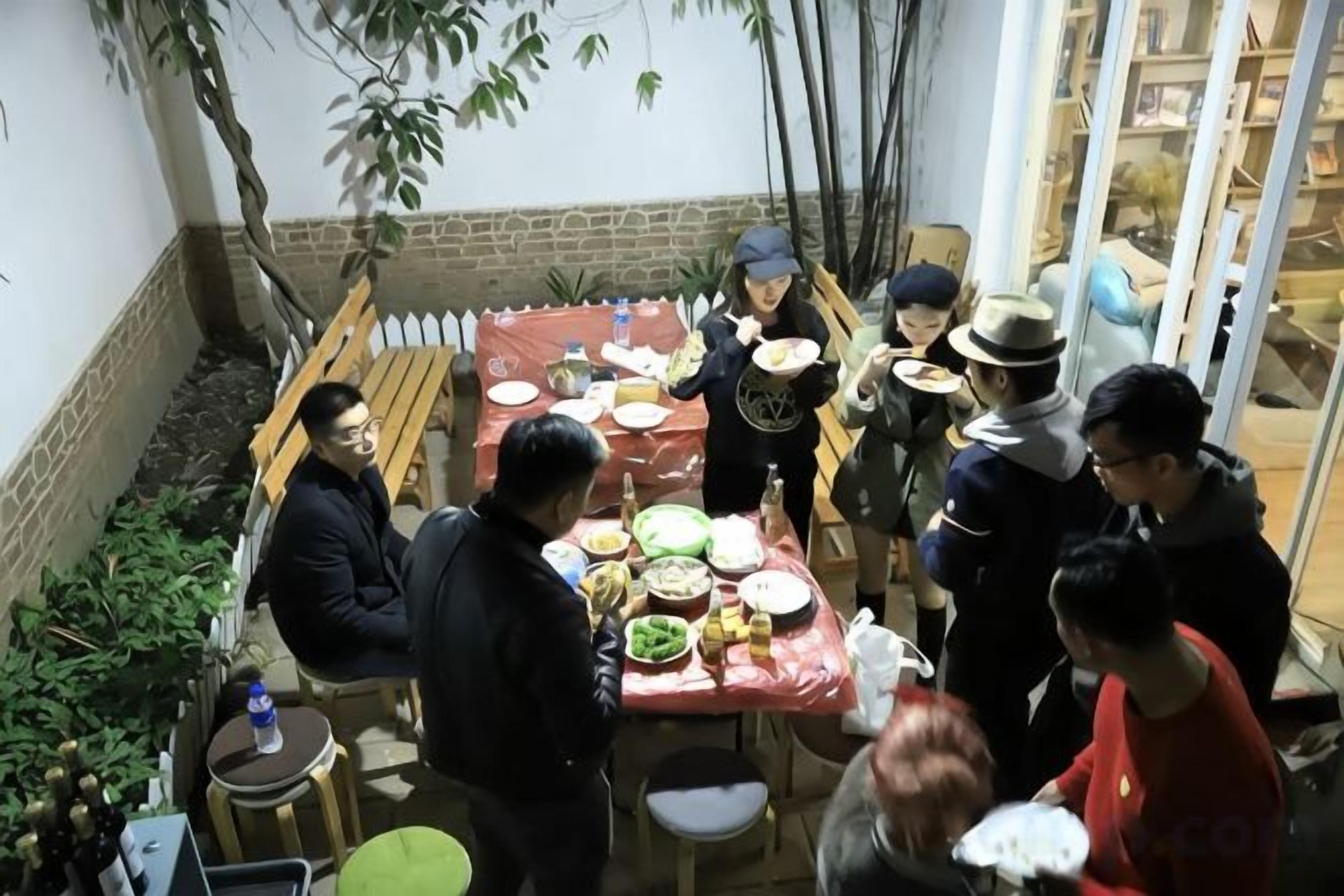 야외 식당