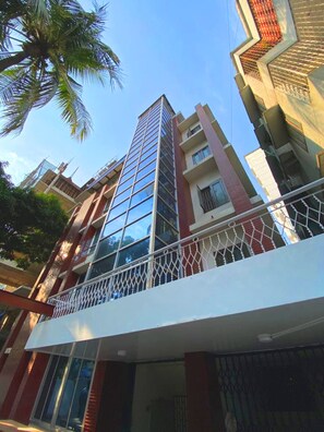 Voorkant van accommodatie