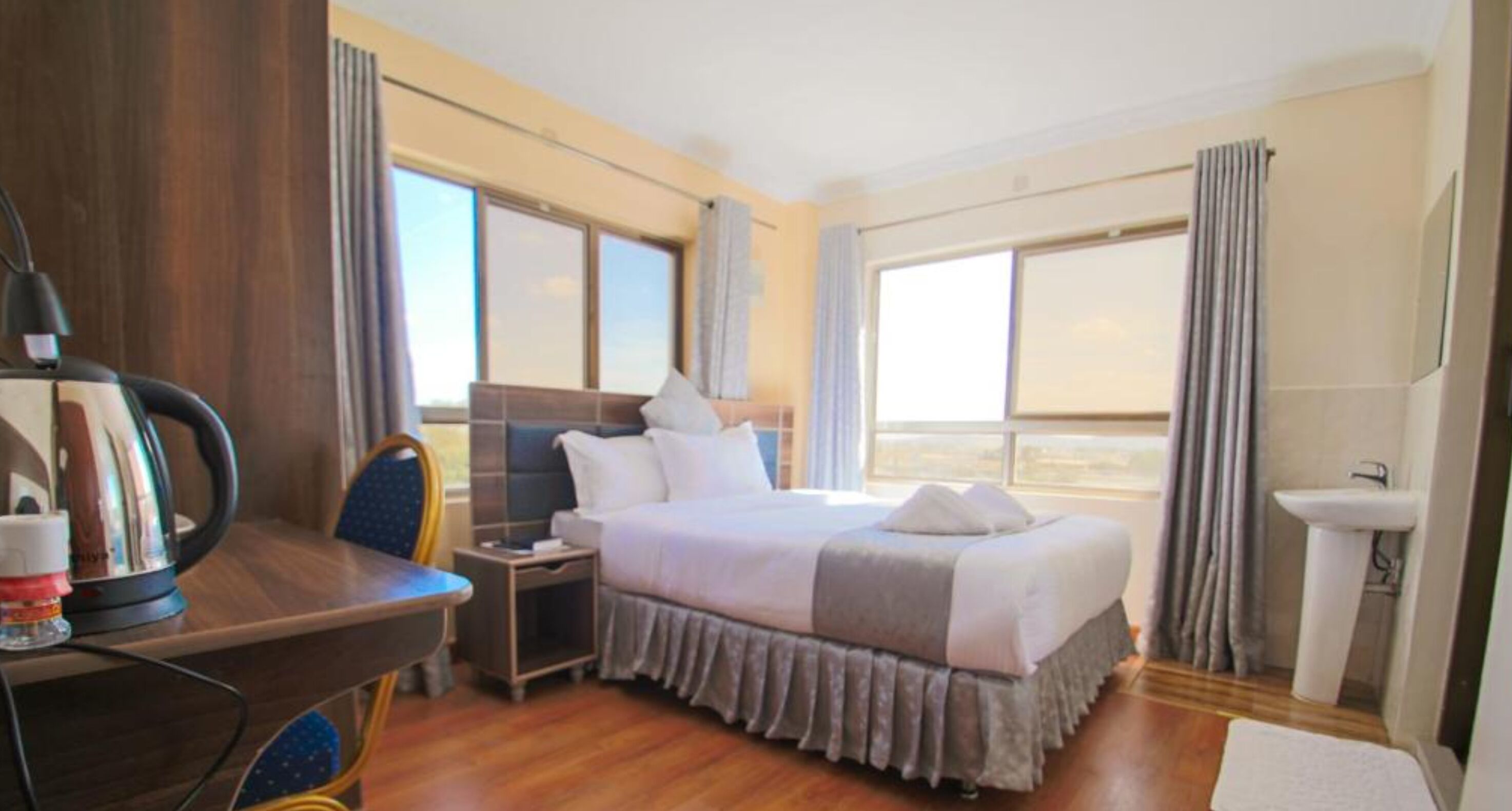 Wifi gratis y ropa de cama 