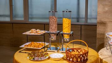 Daily buffet breakfast for a fee
