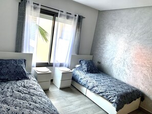2 bedrooms, WiFi, bed sheets - Very high standing apartment with sea view in Mohammedia (Mohammédia)