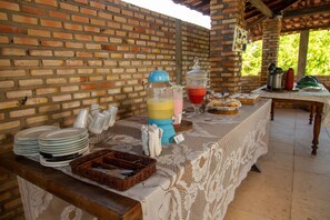 Free daily buffet breakfast
