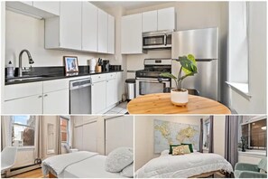 Fridge, microwave, oven, stovetop - Celtics/Bruins, Little Italy, North End #4 (Boston)