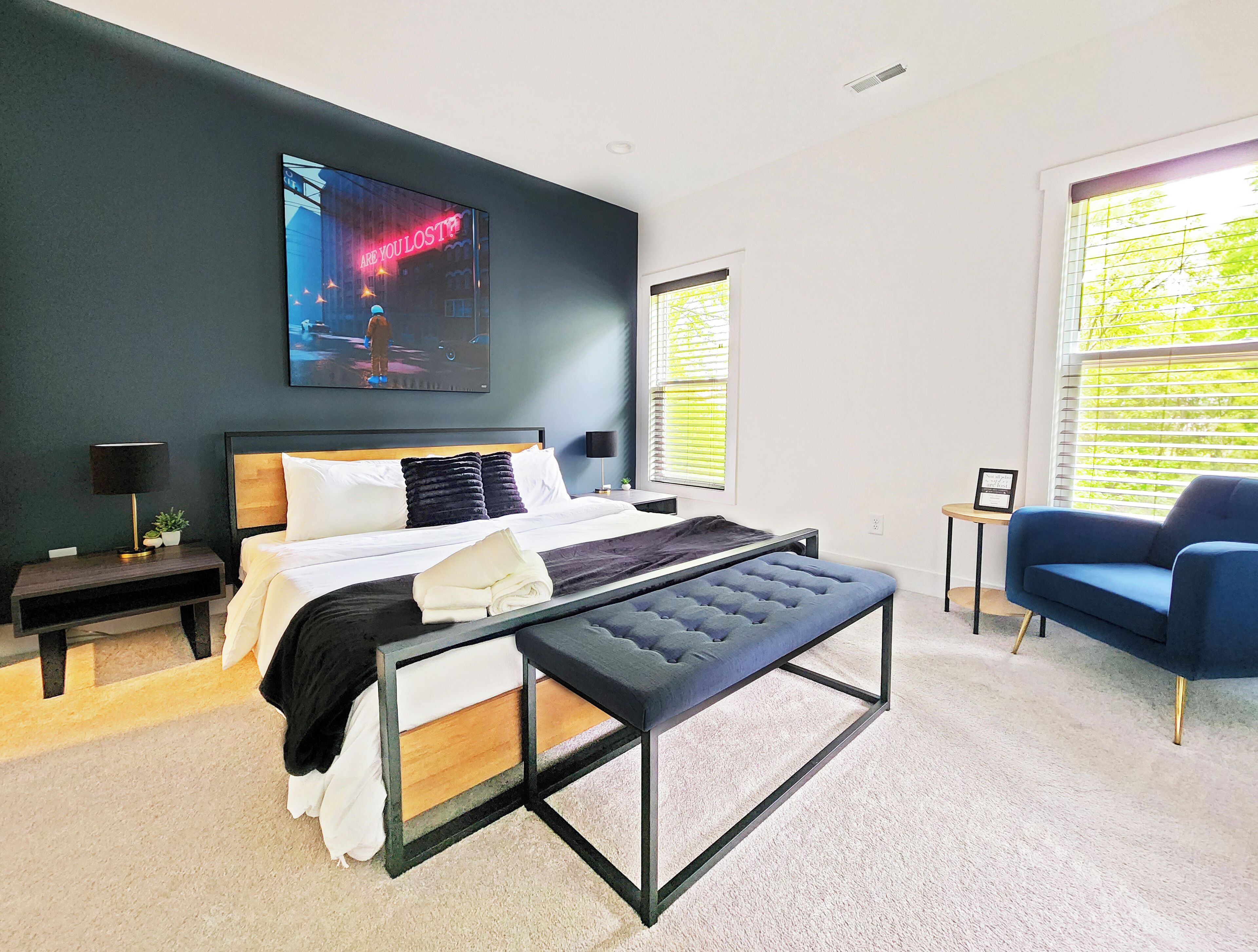 4 chambres, bureau, fer et planche à repasser, Wi-Fi gratuit