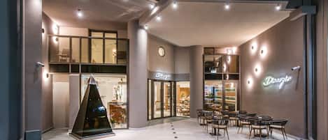 Façana frontal de l'allotjament