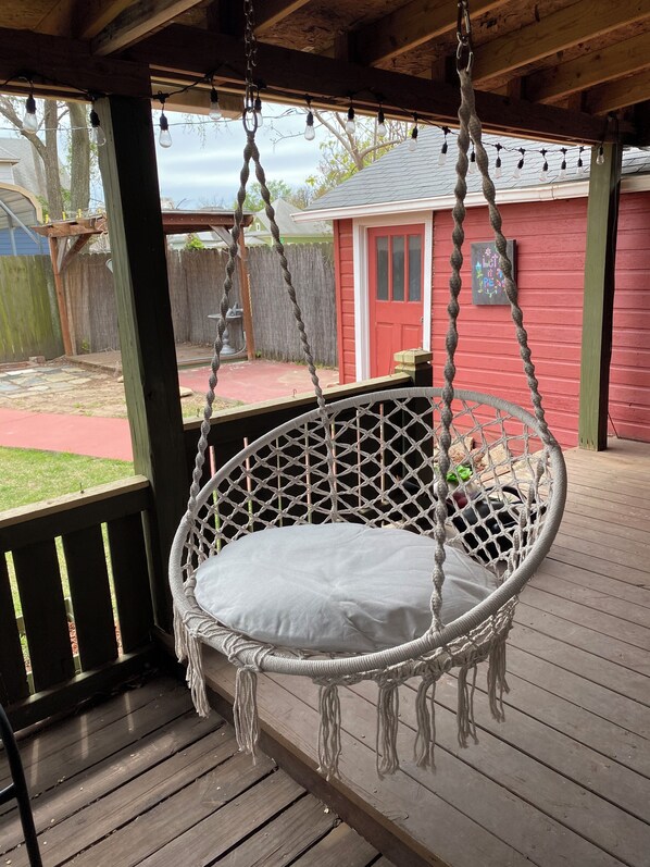 Terrace/patio - Charming home - Downtown area (Enid)