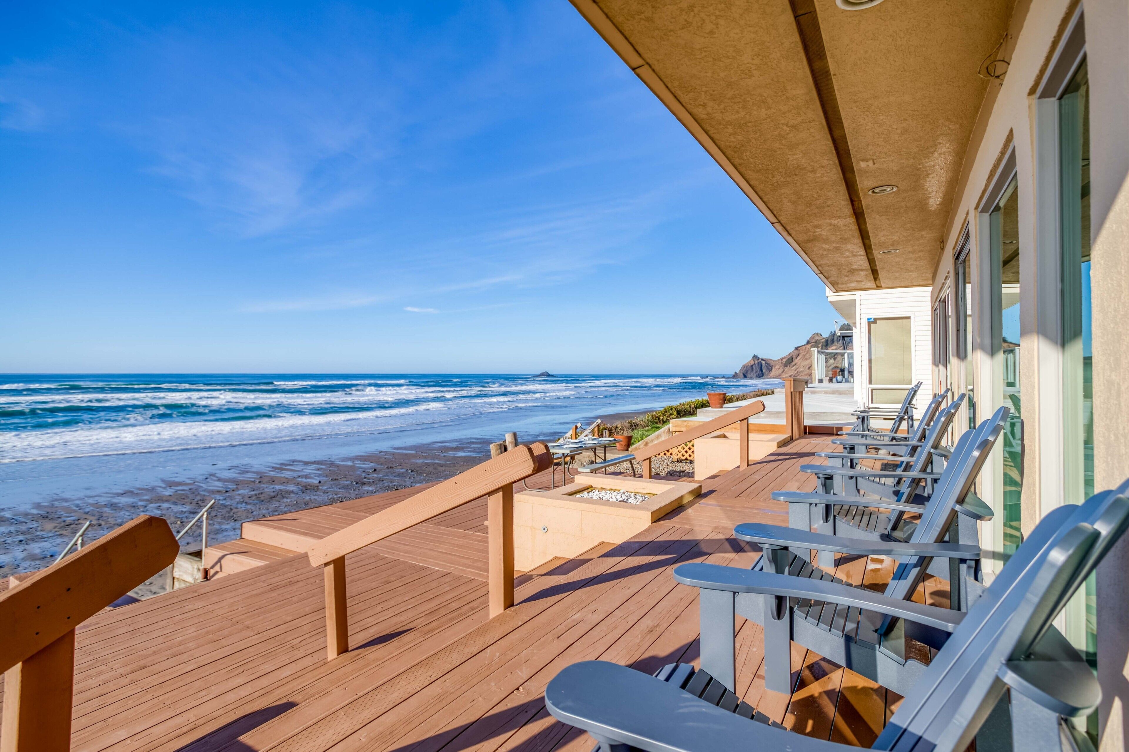 Oceanfront-Beach Access-Deck-Balcony-Views-Swift Shores