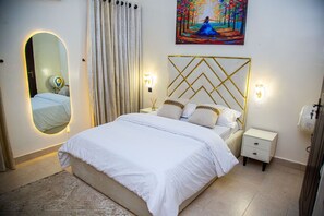 Luxe appartement | 4 slaapkamers, lakens van Egyptisch katoen, luxe beddengoed