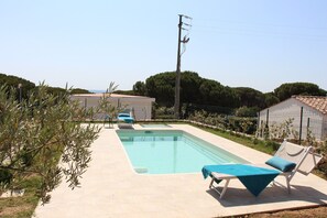 Pool - Holiday Home "Casa Della Luna" with Sea View, Private Pool and Wi-Fi (Budoni)
