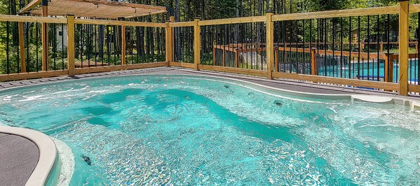 Una piscina climatizada