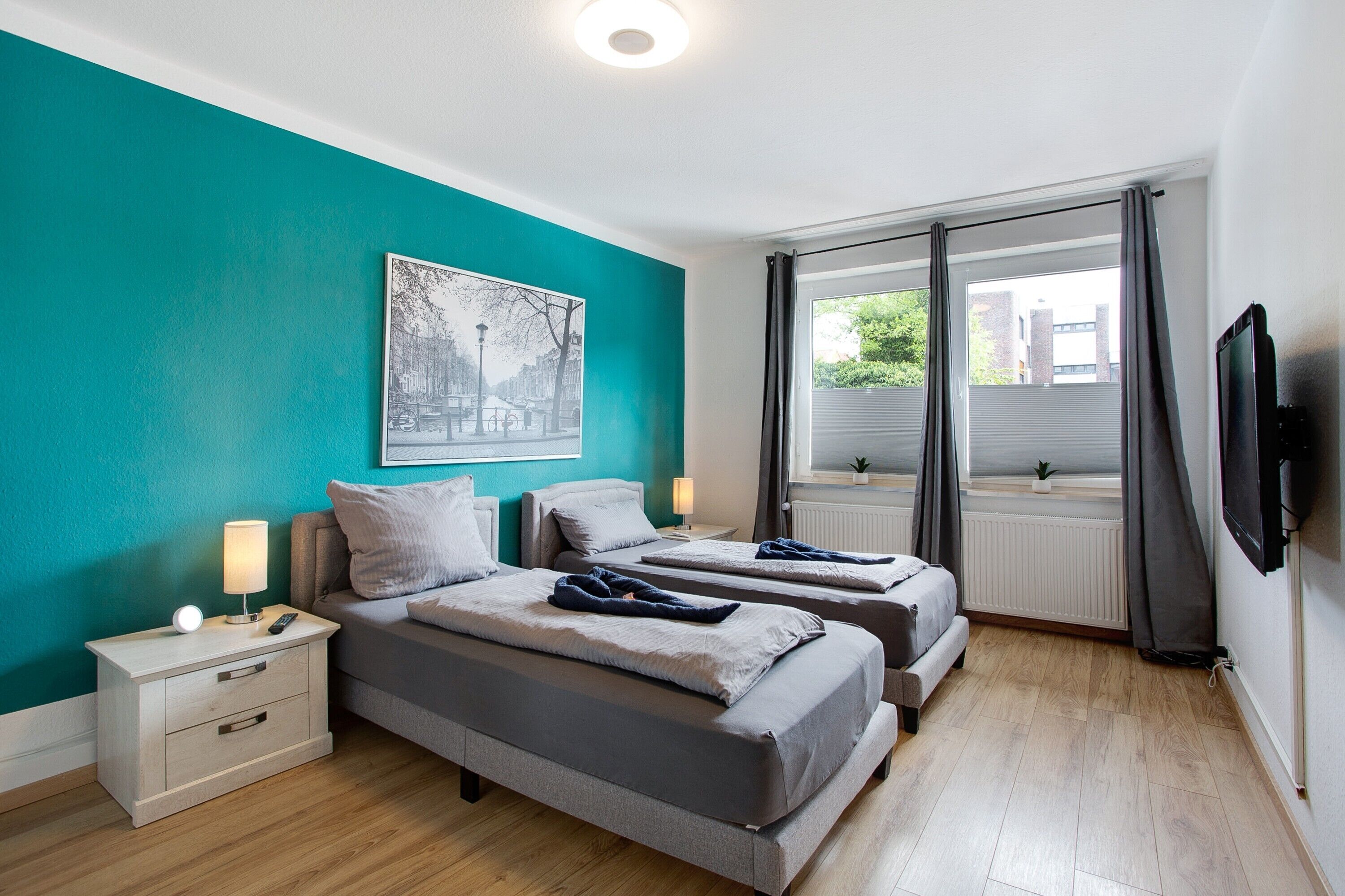 2 habitaciones, wifi gratis y ropa de cama 