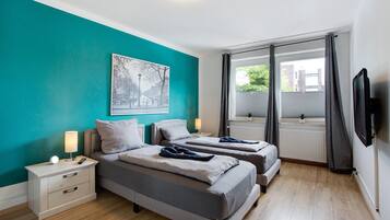 2 habitaciones, wifi gratis y ropa de cama