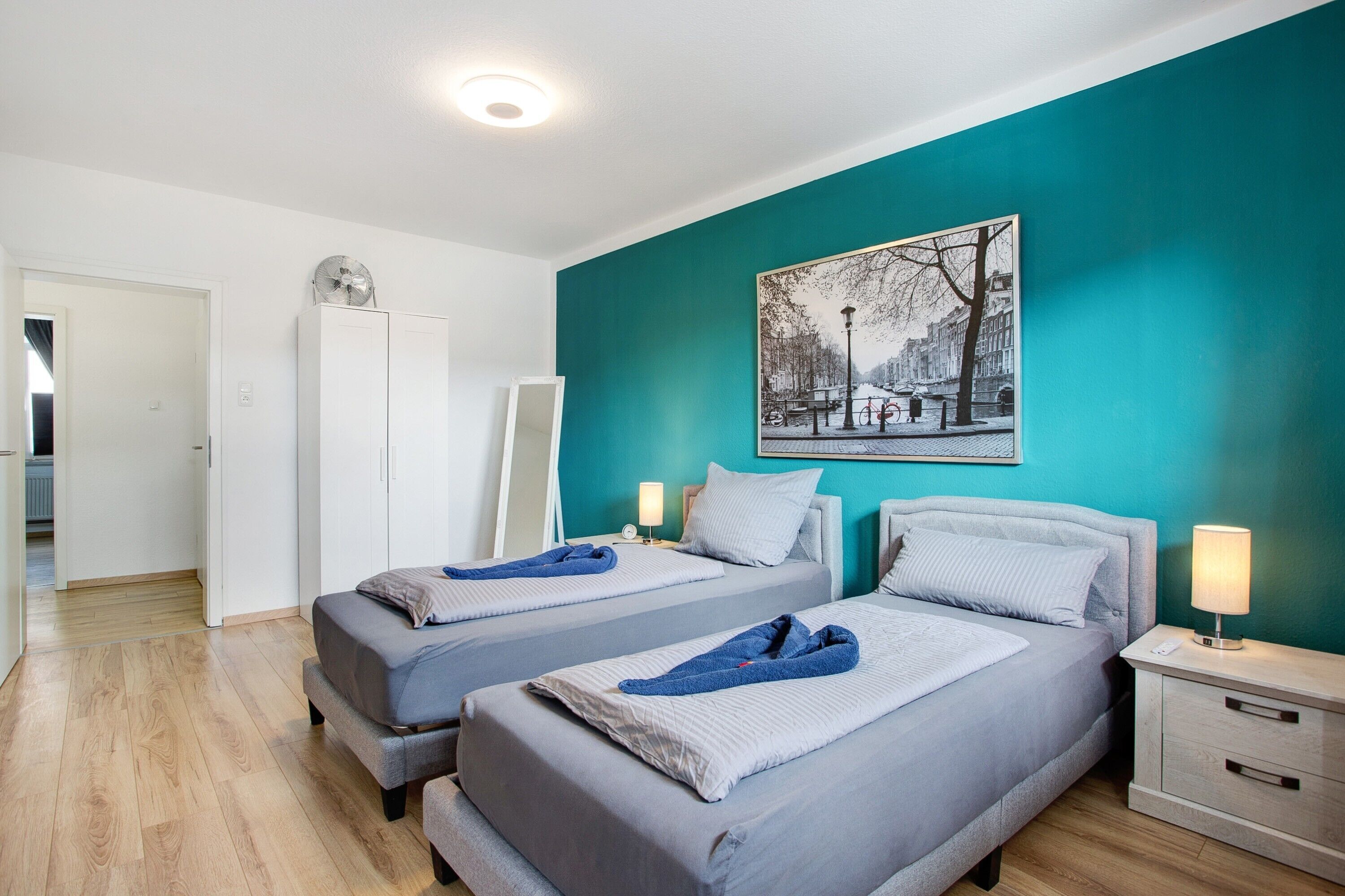 2 habitaciones, wifi gratis y ropa de cama 
