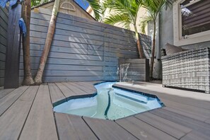 Outdoor spa tub - 4 Bedroom Designer Home Next to Shul and Community Pool (Fort Lauderdale)