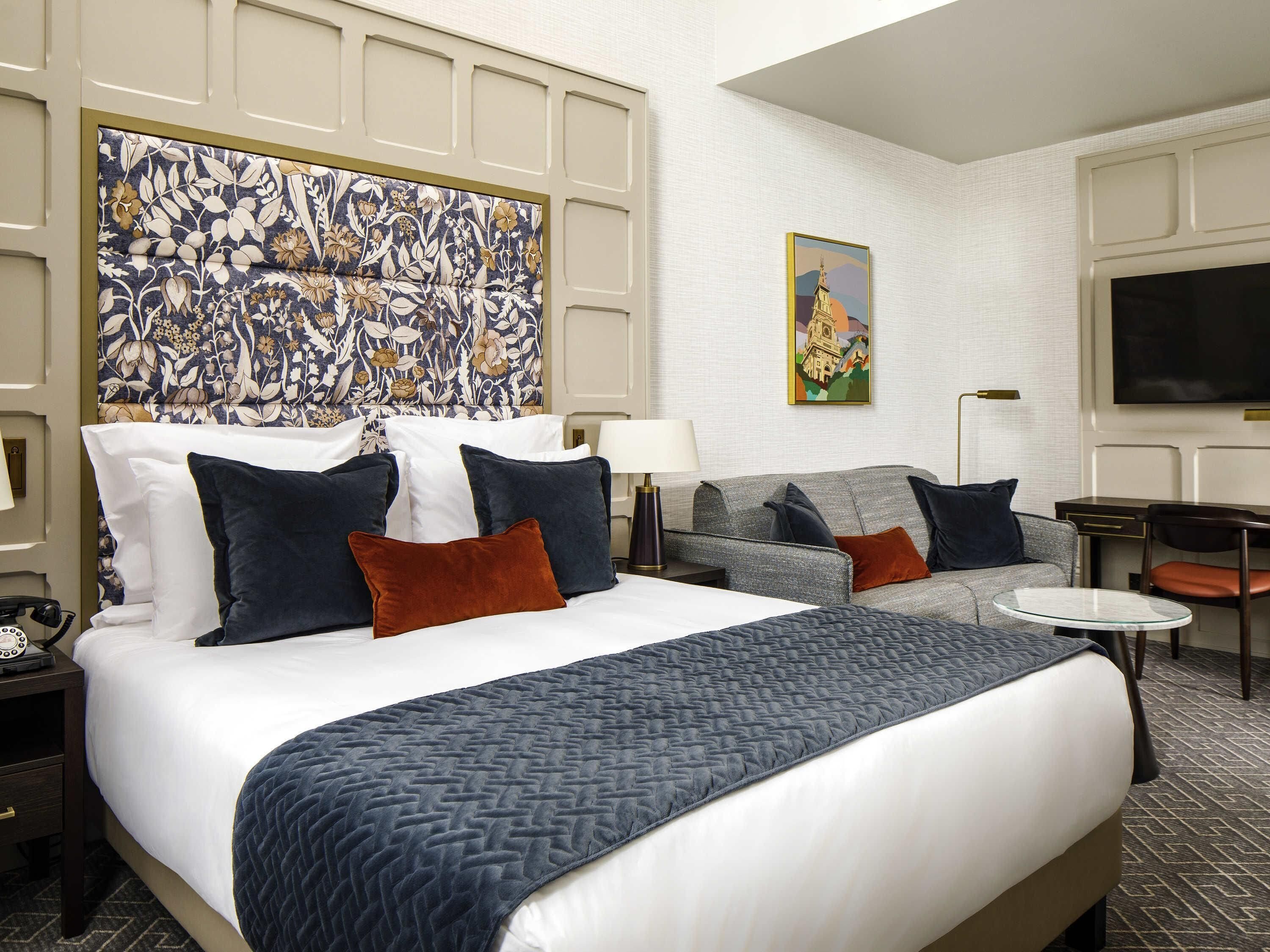 Suite ejecutiva, 1 cama King size | Sábanas de algodón egipcio y ropa de cama de alta calidad 