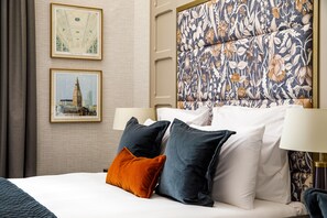 Egyptian cotton sheets, premium bedding, memory foam beds, in-room safe