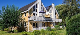 FeWo âSkipperâ 71mÂČ, 4 Pers. im Marinapark ScharmĂŒtzelsee, Sauna, Whirlpool, Kamin