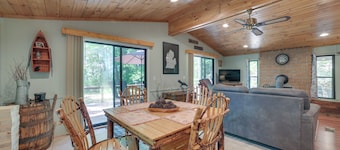 Rose City Cabin w/ Fire Pit & Lake Access