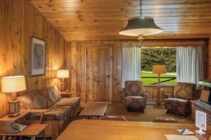 TV, fireplace, DVD player