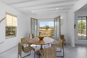 Dining - Beautiful, brand new, lake front home with pool, 20 minutes from Tyler, Texas. (Arp)