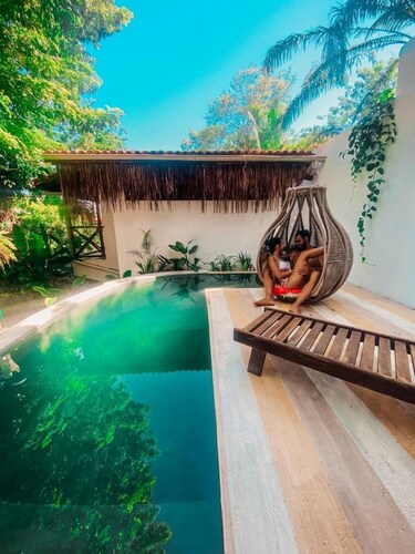 Tropical Bungalow in the jungle