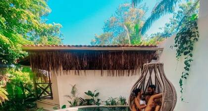 Tropical Bungalow in the jungle