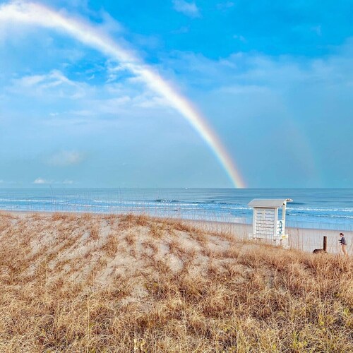 30 Steps to the Atlantic Ocean, Sunrises, Deck, Family Area for BBQ's & Fun 