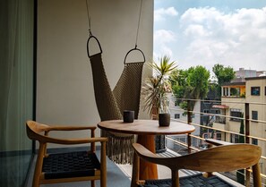 Staduitzicht vanuit accommodatie