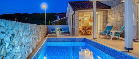 Una piscina climatizada