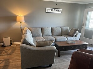 Smart TV, DVD player, books, video library