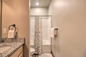 Free toiletries, hair dryer, towels