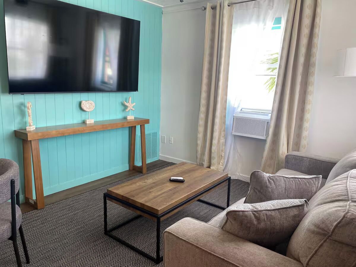Premium suite, 1 queensize bed met slaapbank | Gratis wifi, beddengoed