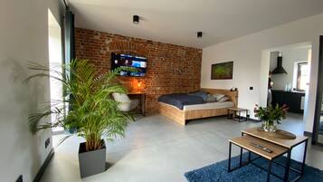 1 habitación, escritorio, tabla de planchar con plancha y wifi gratis