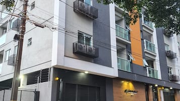 Façade de l’hébergement