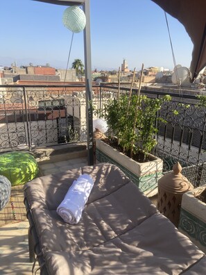 Property grounds - Riad Magnolia Blue triple room (Marrakech)