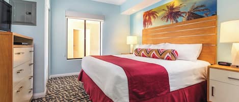 1 soverom, strykejern/-brett, wi-fi (mot et tillegg) og sengetøy