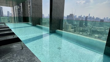 Indoor pool, outdoor pool