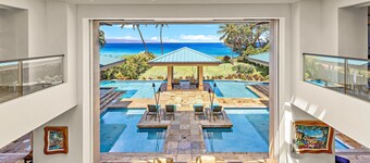 Maui's Ultimate Luxury Estate: 11K+ Sq Ft Kaanapali Beachfront Paradise, TV-Featured, Lavish Pool & Spa, Sleeps 22!