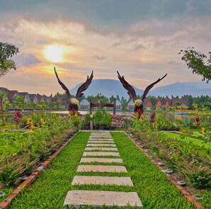 Land view from property - Bali Villa Kampot (Kampot)