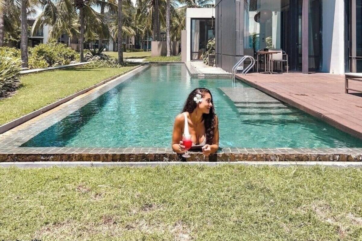 Villa Deluxe, 3 habitaciones, alberca privada, vista a la playa | 3 habitaciones, ropa de cama de alta calidad y camas con efecto memoria