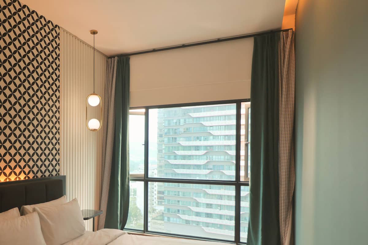City Apartment | 1 bilik tidur, langsir/tirai gelap terus, seterika/papan seterika