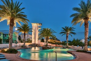 Pool - 6-Seater Golf Cart & 6 Bikes! Steps from the Pool! Grill+Snowbird Monthly Rates! (Santa Rosa Beach)