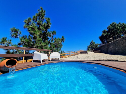 Chalet "Laurelin" with Sea View, Private Mini Pool & Wi-Fi