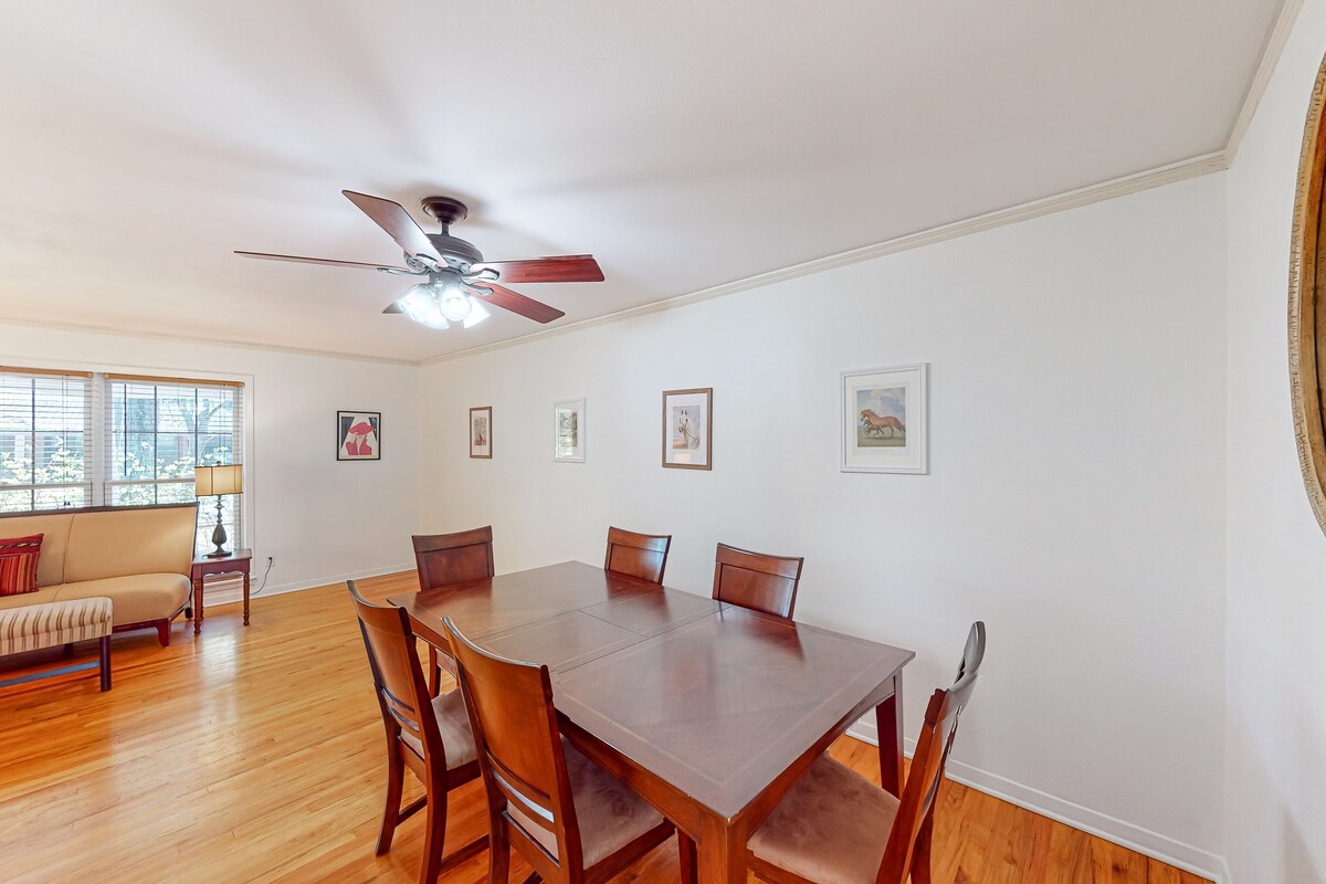 Photo 5 of Dog-friendly downtown home with pavilion, grill, enclosed yard, streaming, patio
