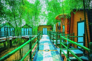 Romantic Bungalow, Garden View, Slope side | Balcony view