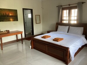 Deluxe Double Room, 1 King Bed, Non Smoking | Premium bedding, individually decorated, individually furnished, desk - Lily Pad Boutique Hotel  (Siem Reap)